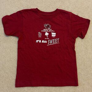 NWT ProEdge South Carolina Gamecocks Shirt, College Merchandise, Size 4T, Garnet